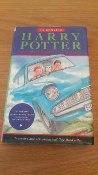 J K Rowling Harry Potter And The Chamber Of Secrets Hb 1st Edition Bloomsbury