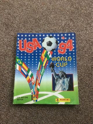 Panini Usa 94 World Cup Complete Sticker Album