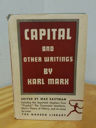 Capital And Other Writings By Karl Marx 1932 Hc Communist Manifesto Lenin