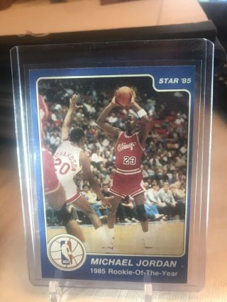 1984 - 85 Star 288 Michael Jordan 1985 Rookie Of The Year