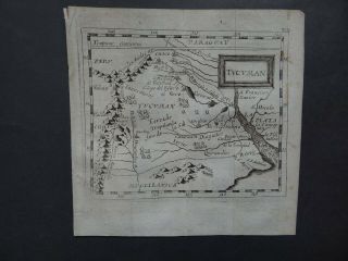 1694 Du Val Atlas Map Tucuman - Argentina - South America - Duval