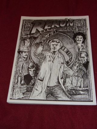 Rerun 4 (1986) Apa Fanzine Star Wars Trek Doctor Who Simon & Simon Airwolf