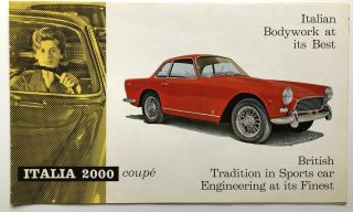 1960 Triumph Italia 2000 Coupé Brochure