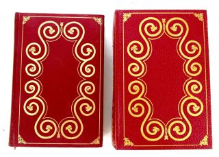 TOLSTOY & DOSTOEVSKY Set 2 Books Leather - Bound INTERNATIONAL COLLECTORS LIBRARY 2
