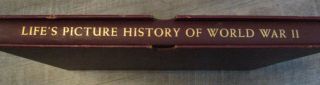 Vintage Time Life Picture History Of The World War Ii Hardcover Large Book 14x10