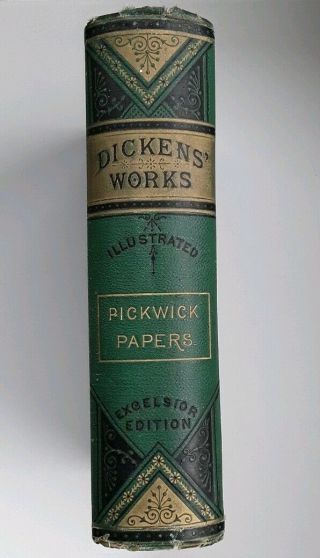 Antique 1880s Charles Dickens 