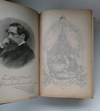 Antique 1880s Charles Dickens ',  Pickwick Papers,  Excelsior Edition classic 3