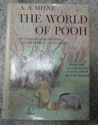 The World Of Pooh A.  A.  Milne Vintage Children 
