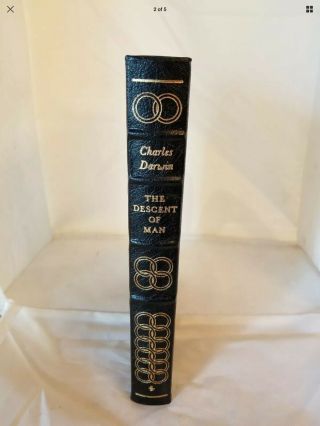 EASTON PRESS THE DESCENT OF MAN COLLECTOR ' S EDITION CHARLES DARWIN Leather 3
