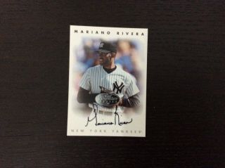Mariano Rivera 1996 Leaf Signature Series Autograph Card Ny Yankees Rare