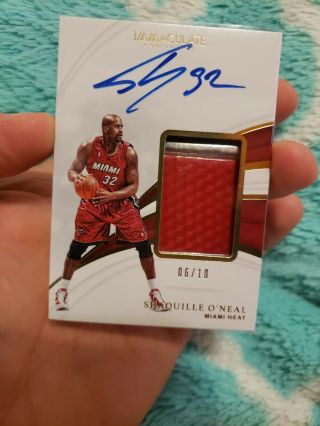 2018 - 19 Immaculate Basketball Shaquille O 