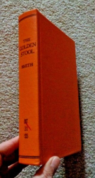 1928 Hc Book The Golden Stool Conflict Of Cultures In Africa Edwin Smith Xlib