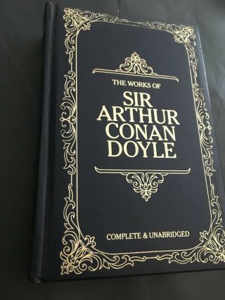 " The Of Sir Arthur Conan Doyle " Leather - Sherlock Holmes 1983