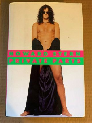 Howard Stern Autographed Private Parts From 1993 Shock Jock Sirius Autobiography