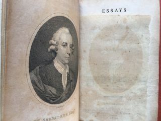 William Shenstone / Essays On Men And Manners 1804