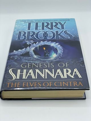 Signed The Elves Of Cintra Genesis Of Shannara Terry Brooks First Ed 1st Print