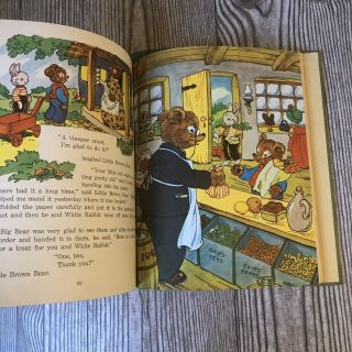 The Merry Adventures Of Little Brown Bear By Elizabeth Upham 1965 Hardcover Book