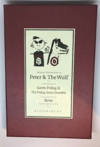 Sergei Prokofiev’s Peter & The Wolf Bono U2 Illustrations Gavin Friday Music Cd