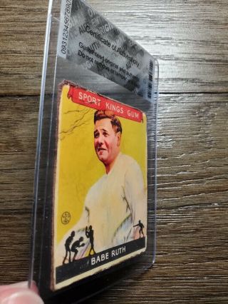 1933 Goudey Sport Kings Babe Ruth 2 York Yankees Baseball Card 2