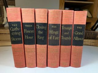 The Second World War By Winston Churchill Complete 6 Volume Set 1948 - 1953