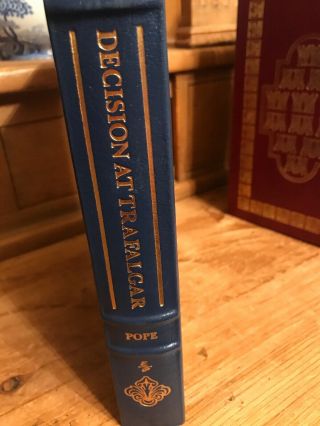 EASTON PRESS Decision at Trafalgar by Pope Leather Bound 3