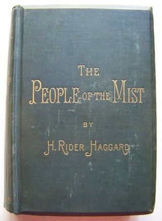 1894 U.  K.  1st Edition The People Of The Mist By H.  Rider Haggard Illustrated