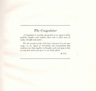 THE COAGULATOR - 1926 - First Edition - Goodyear Tire and Rubber Co.  Akron,  Ohio 2
