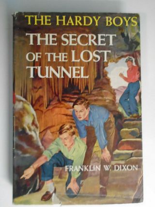 Hardy Boys 29 Secret Of The Lost Tunnel,  Dj,  Early Printing,  1950s Edition