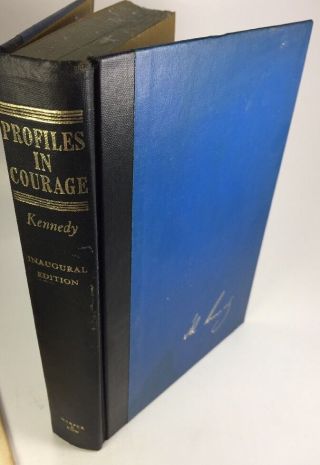 1961 Book Profiles In Courage By John F.  Kennedy,  Nevins Foreward,  Inaugural Ed