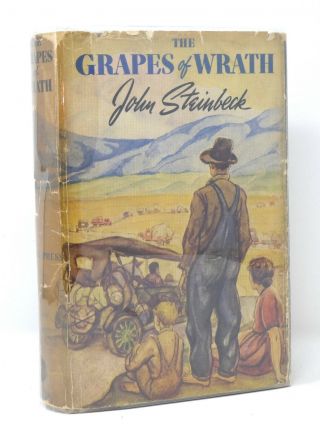 John Steinbeck - Grapes Of Wrath - Hcdj 1st Early - Pulitzer Prize - Dust Bowl