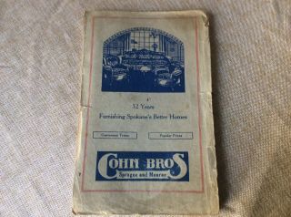 Rare c.  1920’s Cupid’s Book COOKBOOK,  Recipe Book antiques vintage.  Cohn Bros. 2