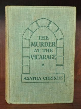 Murder At The Vicarage By Agatha Christie 1st Edition Hc Published By Dodd,  Mead