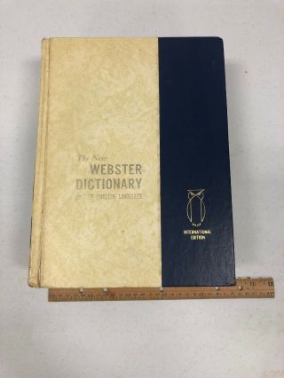 Webster ' s Dictionary of the English Language INternational Edition 1968 2