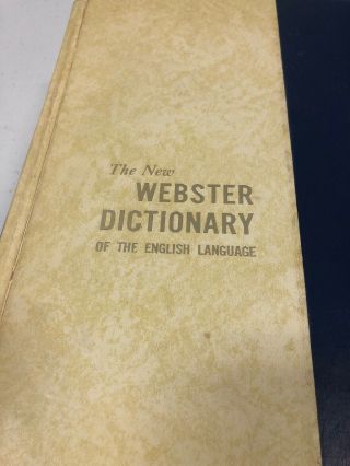 Webster ' s Dictionary of the English Language INternational Edition 1968 3