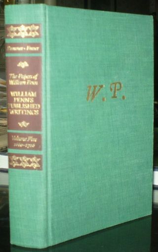 The Papers Of William Penn,  Volume 5,  An Interpretive Bibliography,  1986,  Pa