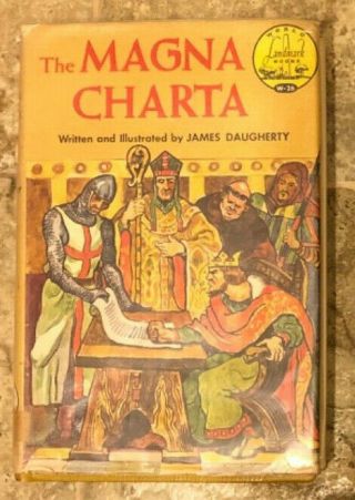 Landmark Books World 26 The Magna Charta James Daughtery Pictorial Hb