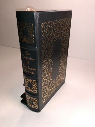 Easton Press The Confessions Of Jean - Jacques Rousseau 100 Greatest Books Leather