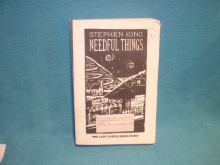 Needful Things By Stephen King,  Unrevised And Unpublished Proof,  1991