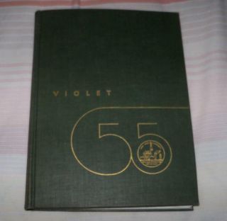 1955 Vintage Violet Nyu College Of Engineering Yearbook York University