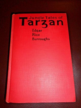Jungle Tales Of Tarzan Edgar Rice Burroughs 1st G&d Hb/no Dj Illus St.  John Vf