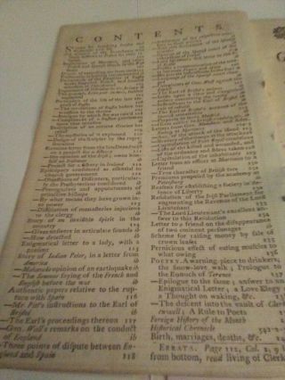 Mar 1762 Gentleman ' s Mag - Story of Indian Peter in Virginia,  SC Cherokees unhappy 2