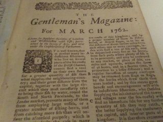 Mar 1762 Gentleman ' s Mag - Story of Indian Peter in Virginia,  SC Cherokees unhappy 3