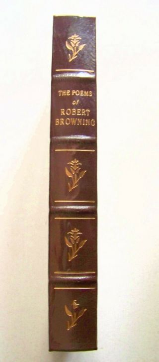 Easton Press Edition The Poems Of Robert Browning Leather Bound