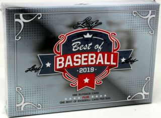 2019 Leaf Best Of Baseball Hobby Box Blowout Cards