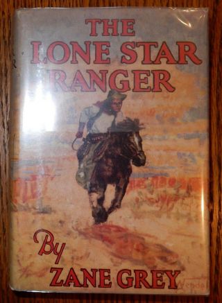 Zane Grey The Lone Star Ranger 1943 Book Signed By George Montgomery In 1986