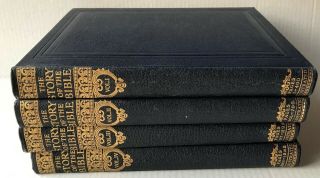 1939 The Story Of The Bible Wise & Co.  Pictures & Maps Vtg Complete 4 Vol Set