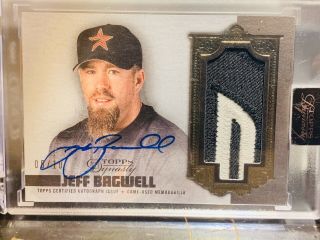 2019 Tipps Dynasty Patch Auto Jeff Bagwell Houston Astros Jersey 5/10 1/1