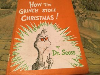 How The Grinch Stole Christmas By Dr.  Seuss Library Binding Hc 1957