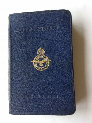 Service Testament Vintage Naval & Military Bible Society Army