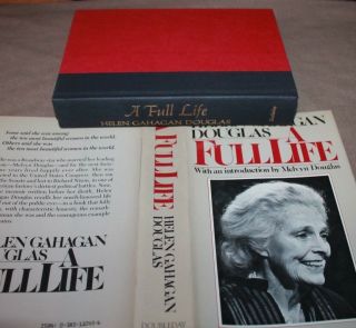 Helen Gahagan Douglas: A Full Life Autobiography With Melvyn Ingro Hc/dj Vg/vg